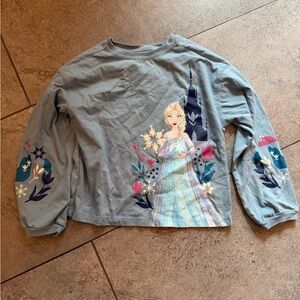 Disney store Elsa long sleeve tee shirt